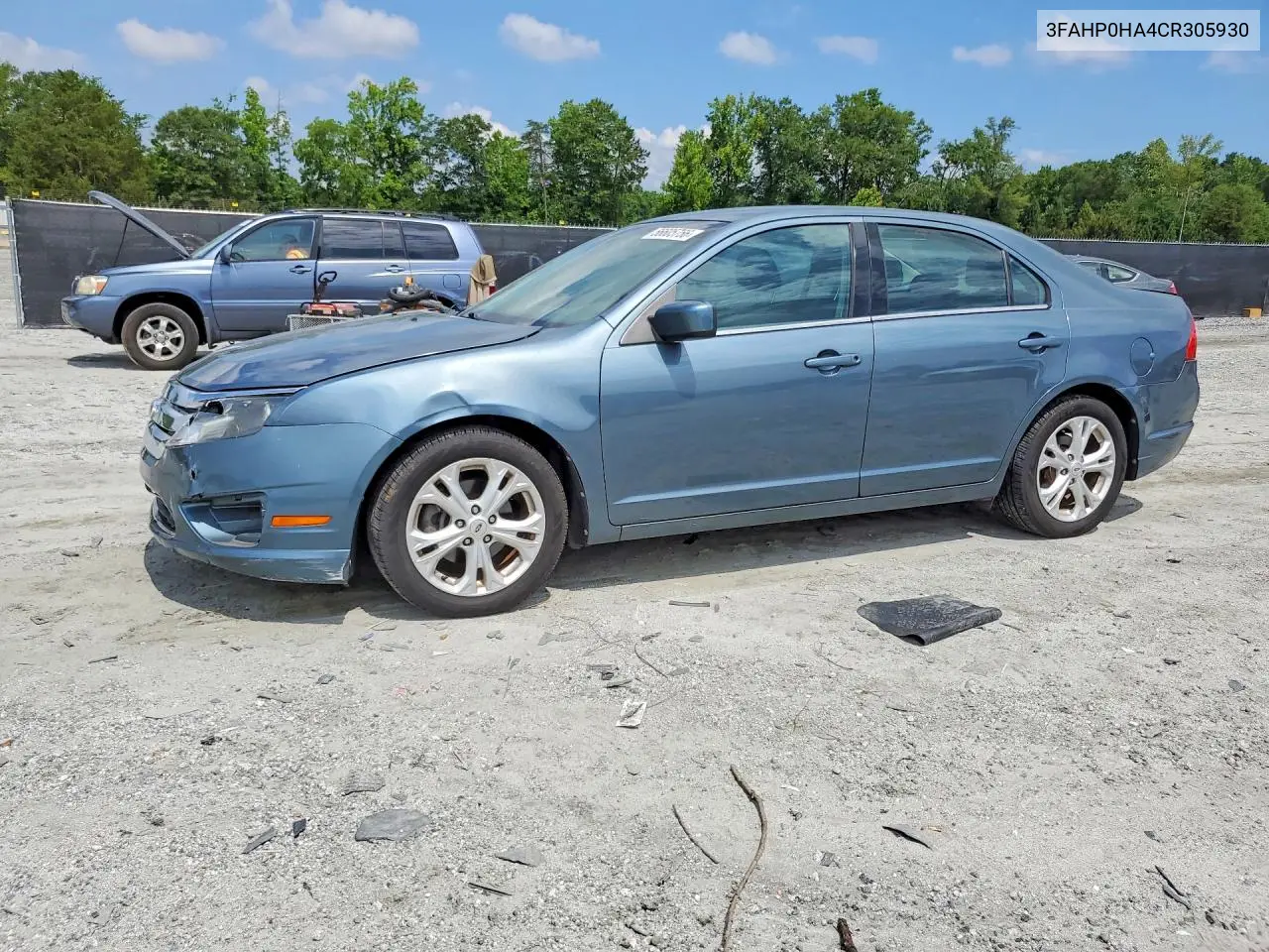 2012 Ford Fusion Se VIN: 3FAHP0HA4CR305930 Lot: 56605756
