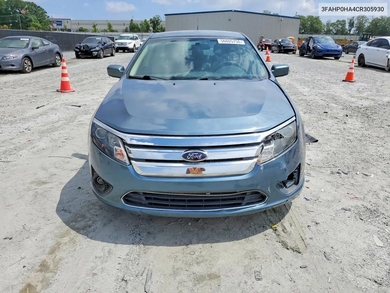 2012 Ford Fusion Se VIN: 3FAHP0HA4CR305930 Lot: 56605756