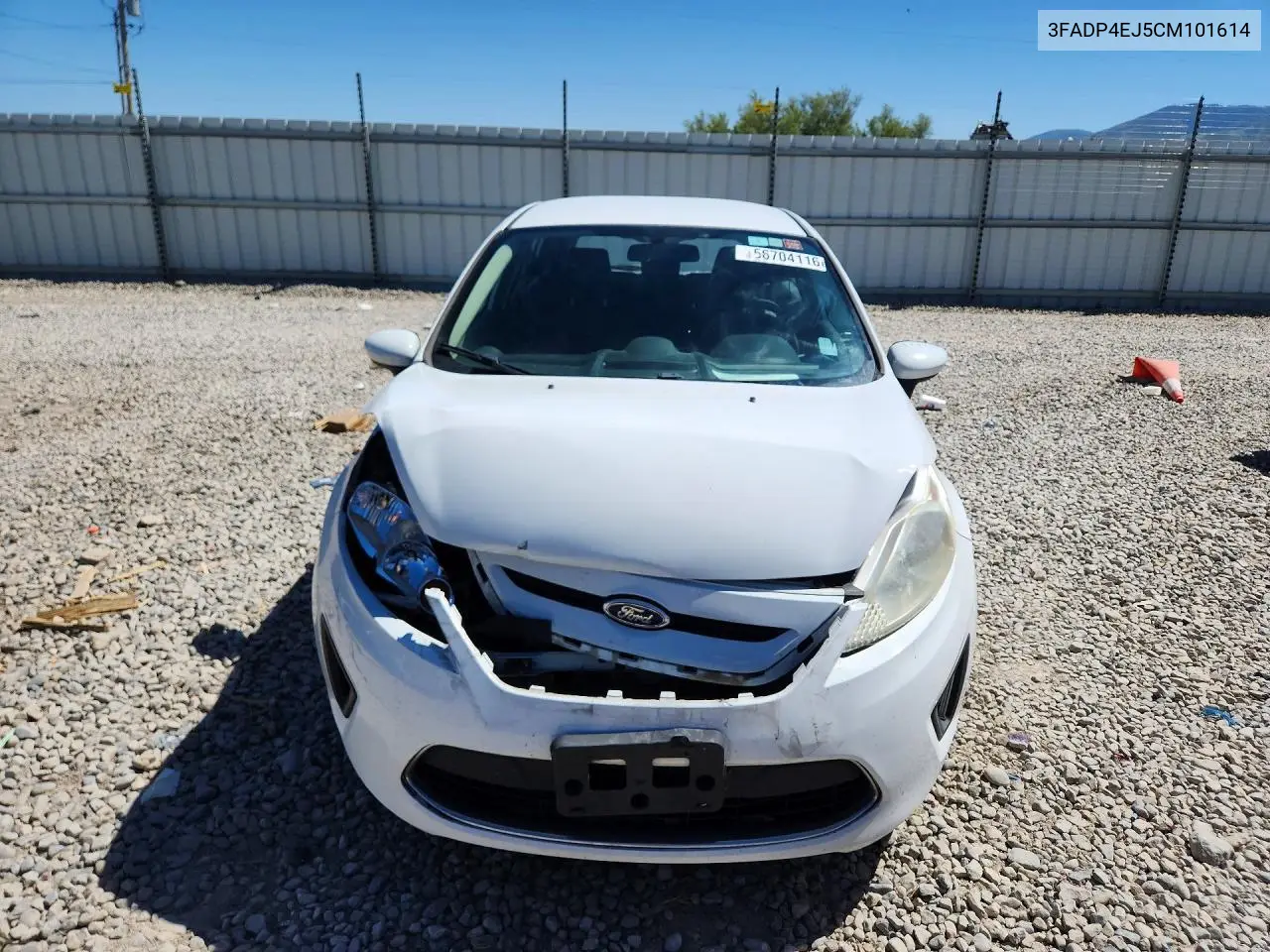 2012 Ford Fiesta Se VIN: 3FADP4EJ5CM101614 Lot: 56704116
