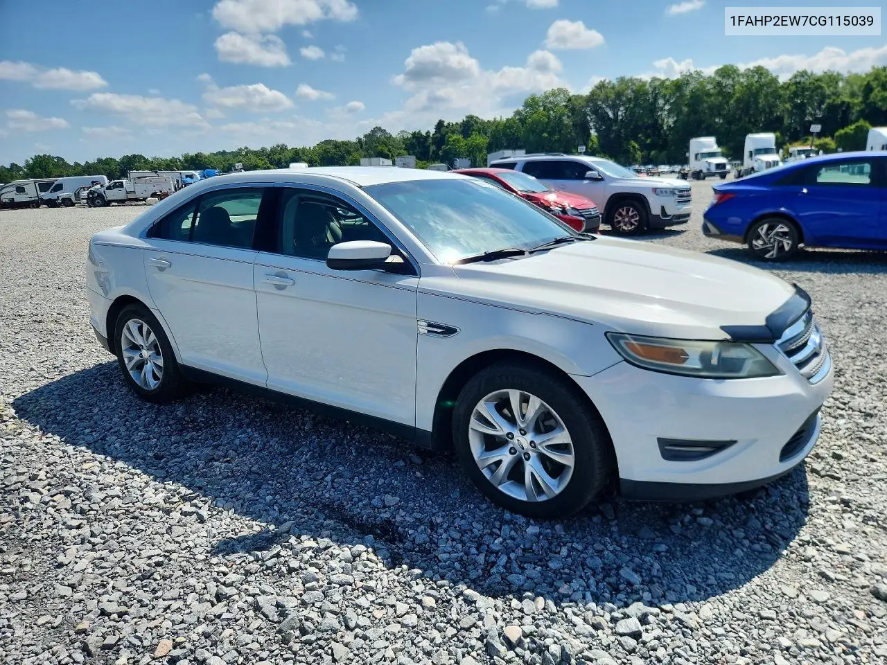 2012 Ford Taurus Sel VIN: 1FAHP2EW7CG115039 Lot: 56786976