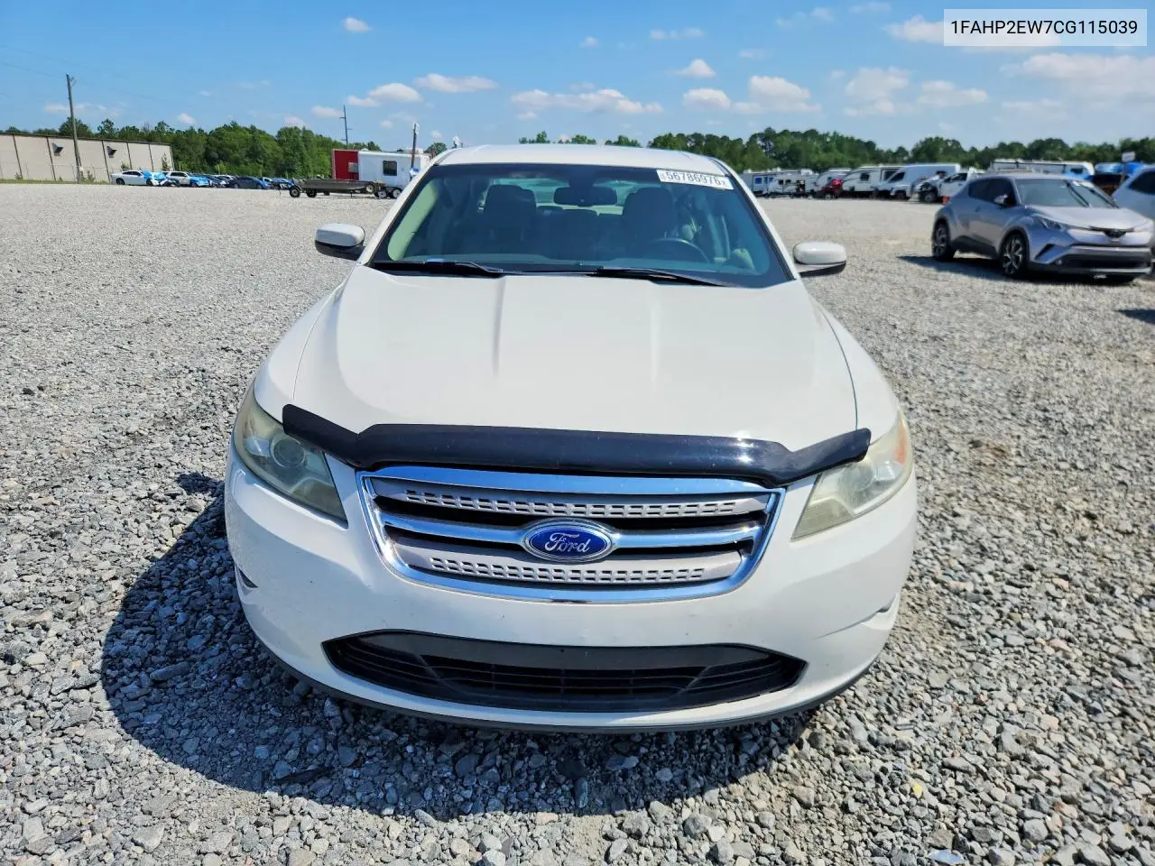 2012 Ford Taurus Sel VIN: 1FAHP2EW7CG115039 Lot: 56786976