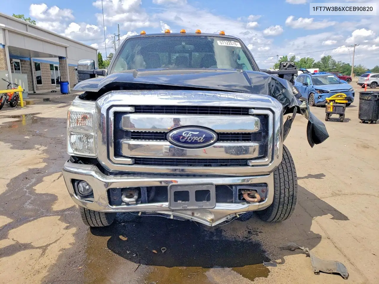 2012 Ford F350 Super Duty VIN: 1FT7W3B6XCEB90820 Lot: 57122076