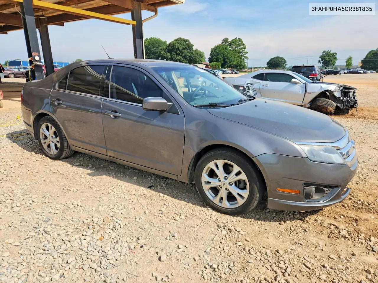 2012 Ford Fusion Se VIN: 3FAHP0HA5CR381835 Lot: 57168066