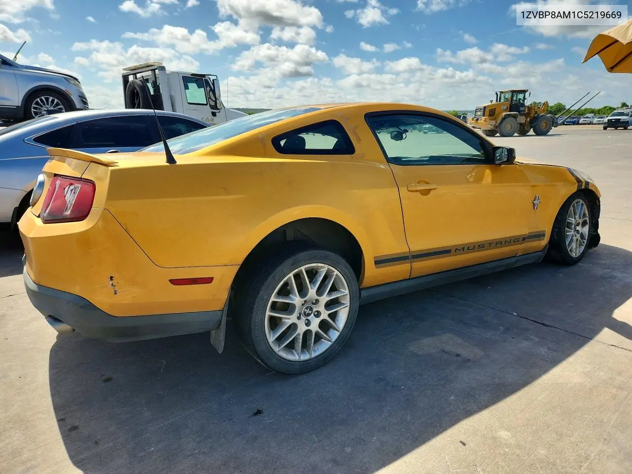 2012 Ford Mustang VIN: 1ZVBP8AM1C5219669 Lot: 57240996