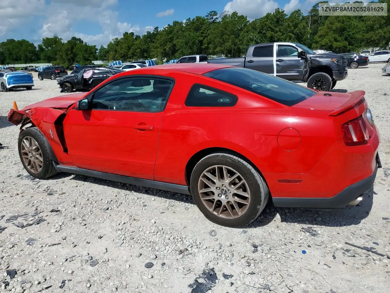 2012 Ford Mustang VIN: 1ZVBP8AM2C5281629 Lot: 57393996