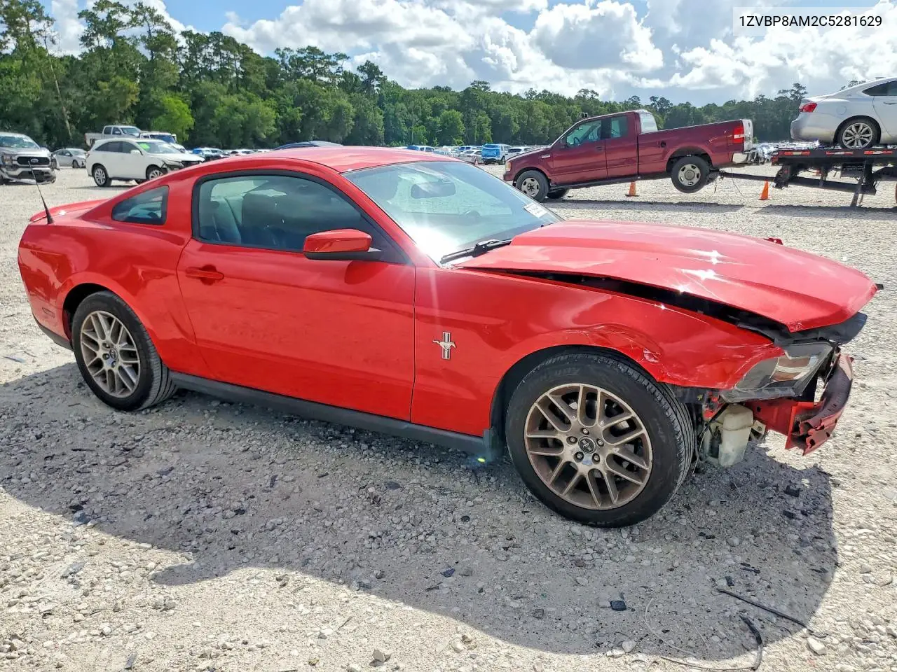 2012 Ford Mustang VIN: 1ZVBP8AM2C5281629 Lot: 57393996