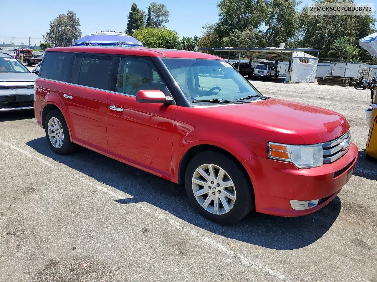 2012 Ford Flex VIN: 2FMGK5CC7CBD08793 Lot: 58511616