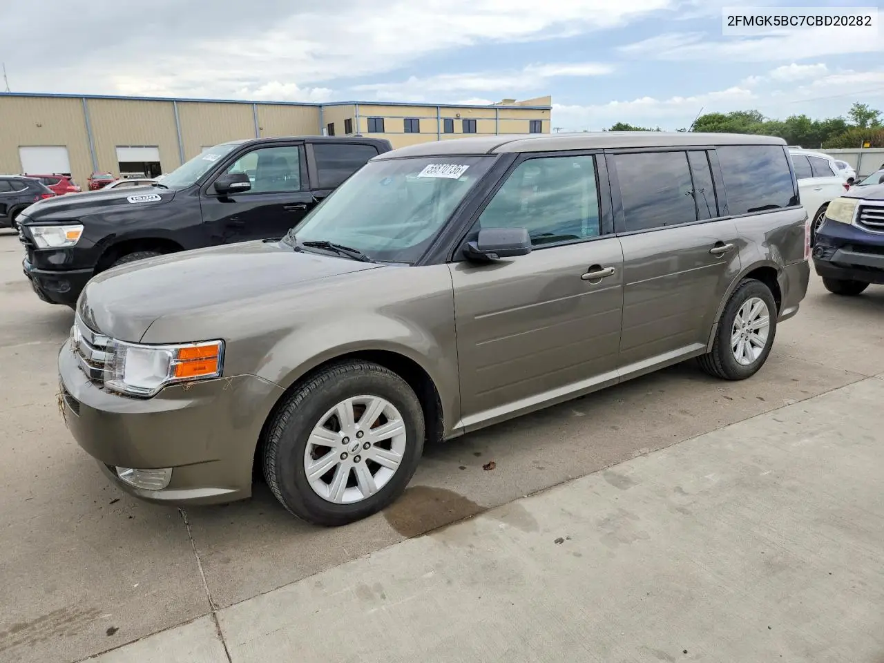 2012 Ford Flex Se VIN: 2FMGK5BC7CBD20282 Lot: 58810136