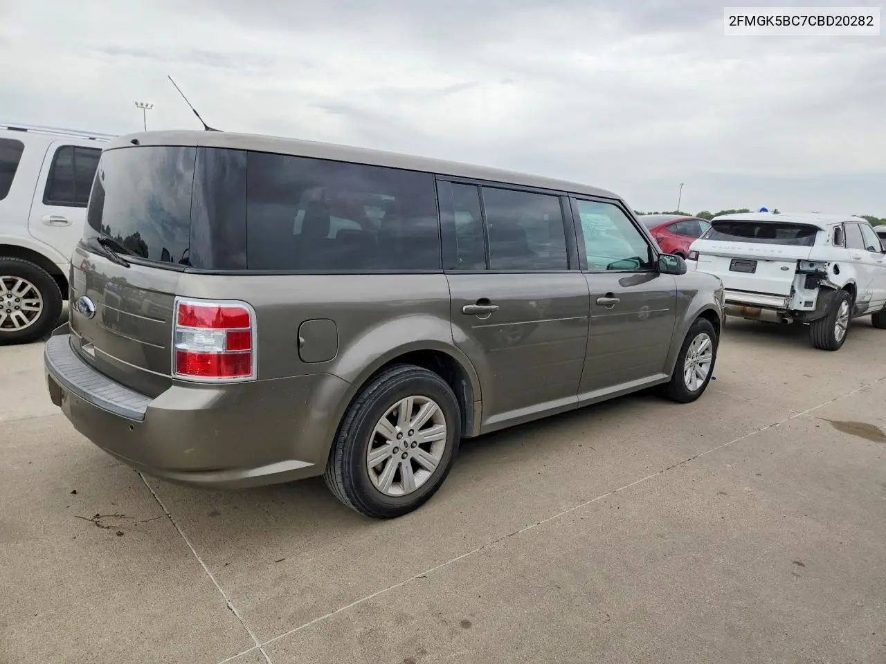 2012 Ford Flex Se VIN: 2FMGK5BC7CBD20282 Lot: 58810136
