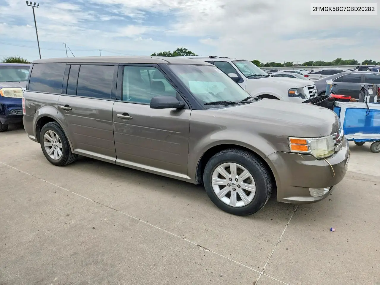 2012 Ford Flex Se VIN: 2FMGK5BC7CBD20282 Lot: 58810136