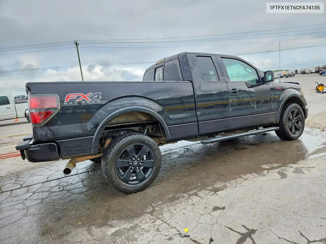 2012 Ford F150 Super Cab VIN: 1FTFX1ET6CFA74135 Lot: 61905116
