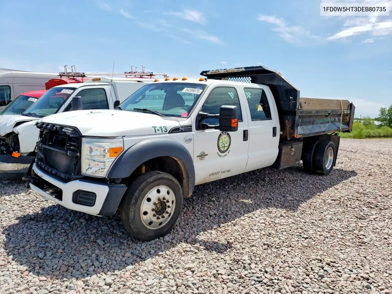 2013 Ford F550 Super Duty VIN: 1FD0W5HT3DEB80735 Lot: 54299076