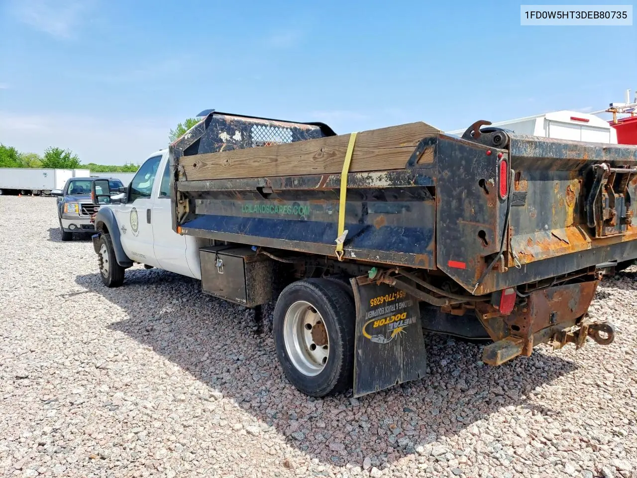 2013 Ford F550 Super Duty VIN: 1FD0W5HT3DEB80735 Lot: 54299076