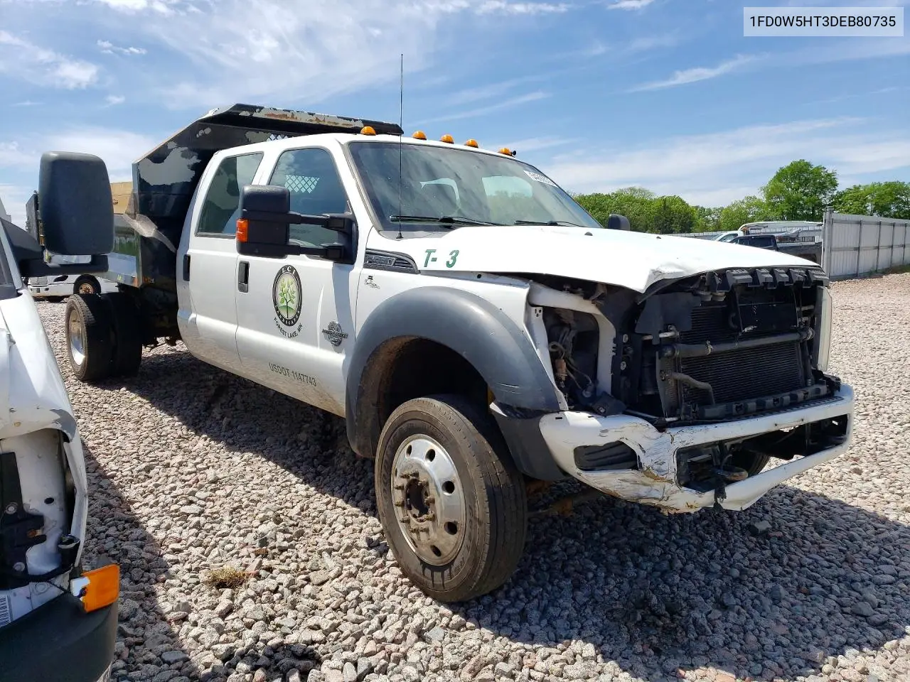 2013 Ford F550 Super Duty VIN: 1FD0W5HT3DEB80735 Lot: 54299076