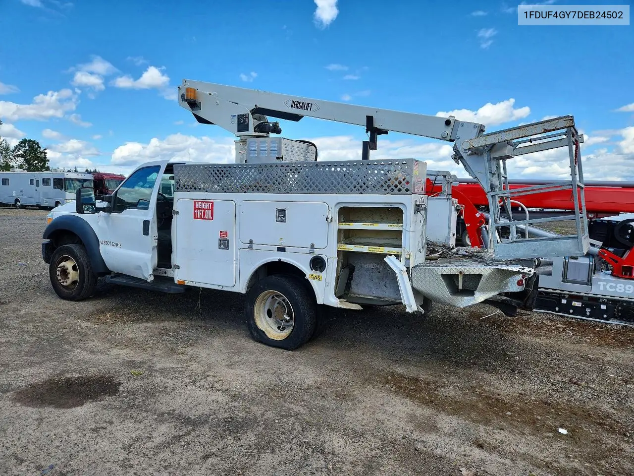 2013 Ford F450 Super Duty VIN: 1FDUF4GY7DEB24502 Lot: 56453786