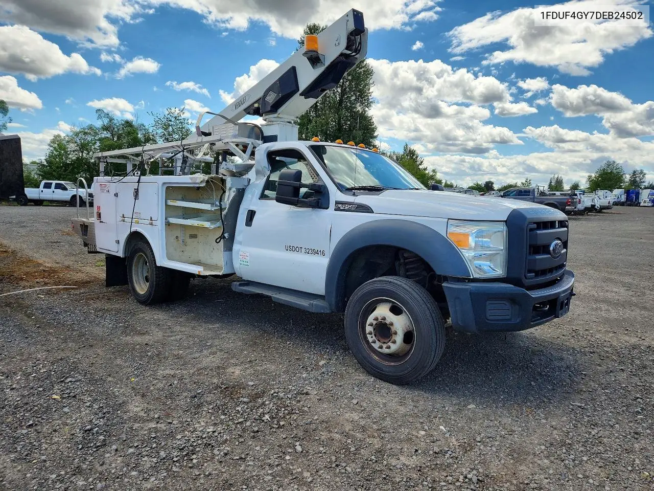 2013 Ford F450 Super Duty VIN: 1FDUF4GY7DEB24502 Lot: 56453786