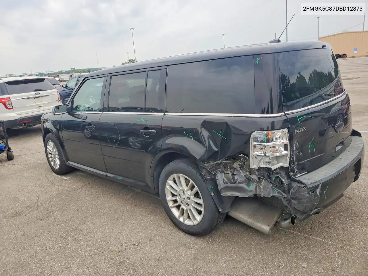 2013 Ford Flex Sel VIN: 2FMGK5C87DBD12873 Lot: 57475296