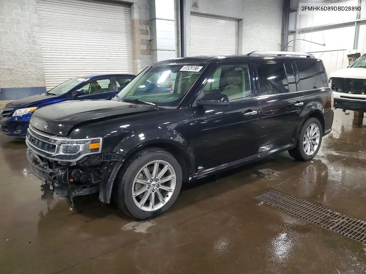 2013 Ford Flex Limited VIN: 2FMHK6D89DBD28890 Lot: 57529196
