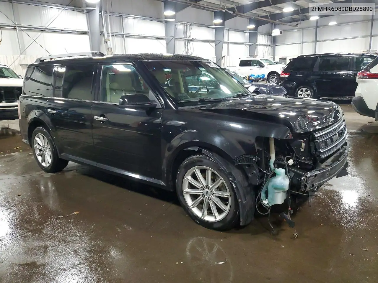 2013 Ford Flex Limited VIN: 2FMHK6D89DBD28890 Lot: 57529196