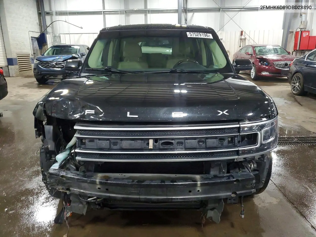 2013 Ford Flex Limited VIN: 2FMHK6D89DBD28890 Lot: 57529196