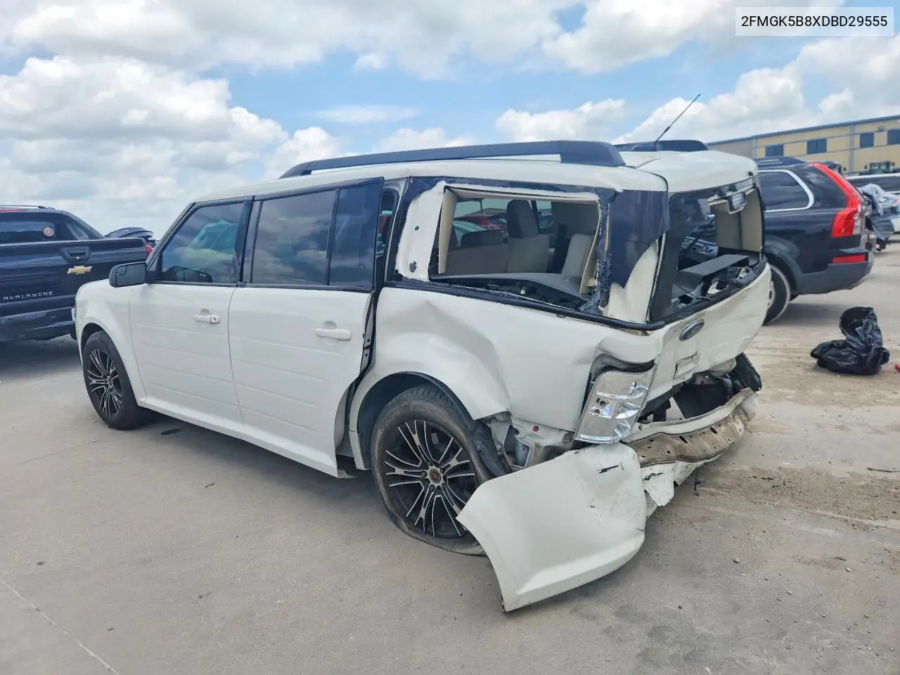 2013 Ford Flex Se VIN: 2FMGK5B8XDBD29555 Lot: 57548346