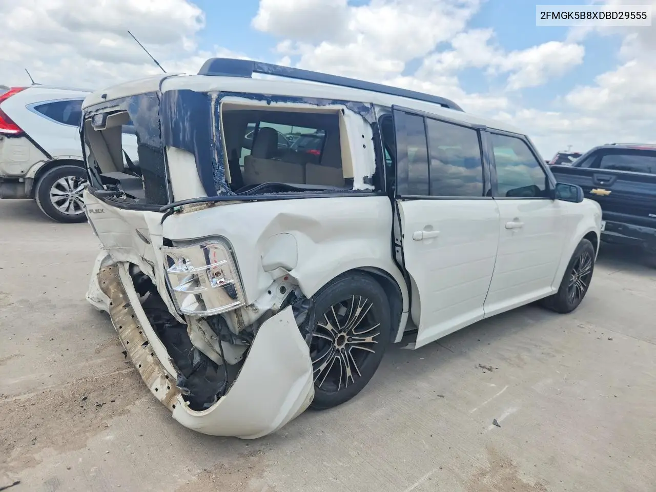 2013 Ford Flex Se VIN: 2FMGK5B8XDBD29555 Lot: 57548346