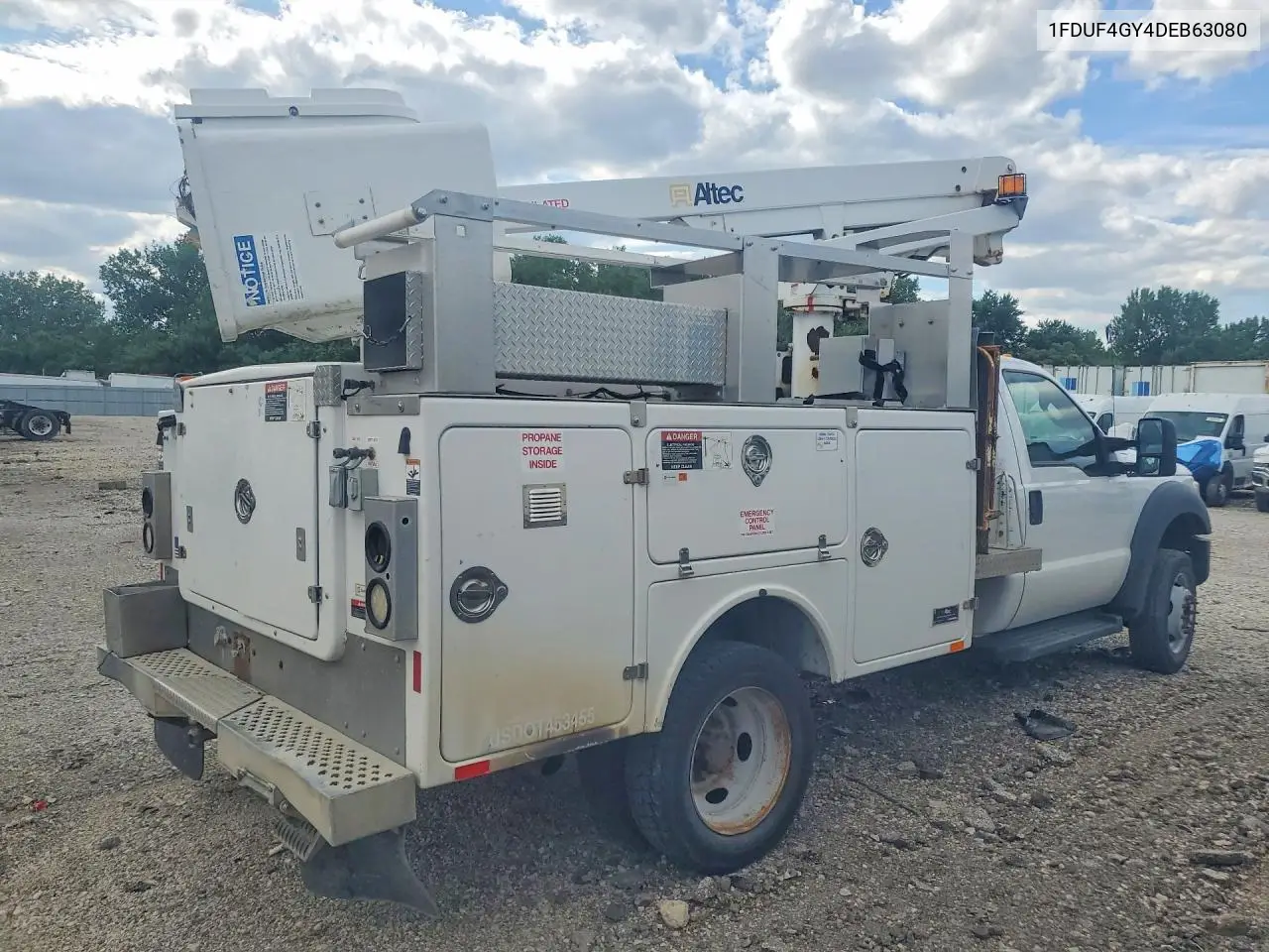 2013 Ford F450 Super Duty Bucket Truck VIN: 1FDUF4GY4DEB63080 Lot: 58224966