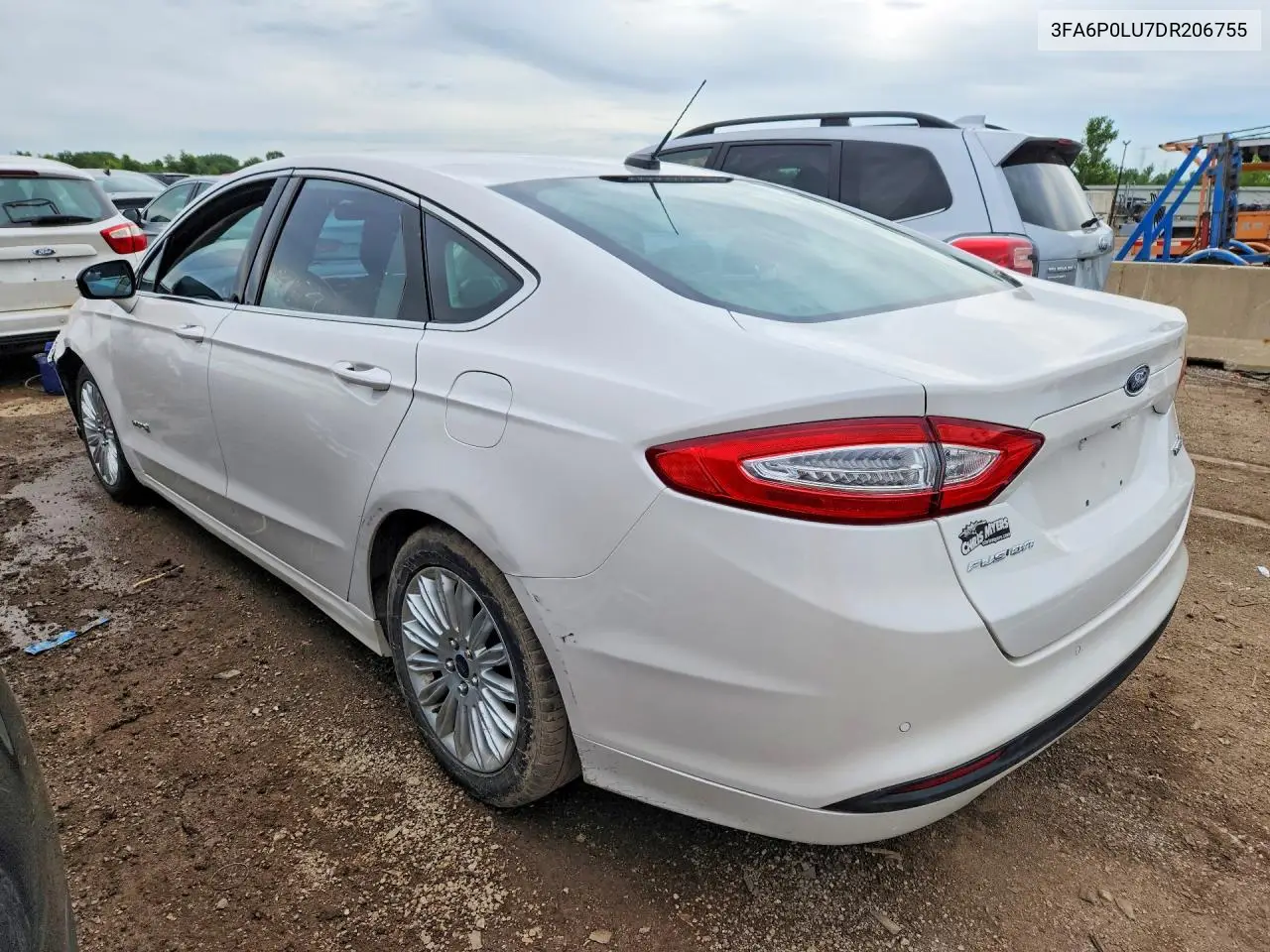 2013 Ford Fusion Se Hybrid VIN: 3FA6P0LU7DR206755 Lot: 58576906