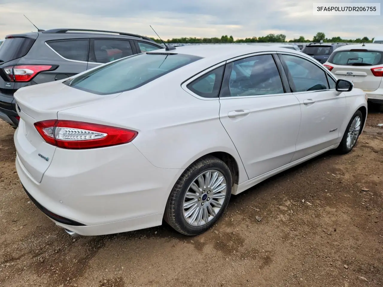 2013 Ford Fusion Se Hybrid VIN: 3FA6P0LU7DR206755 Lot: 58576906
