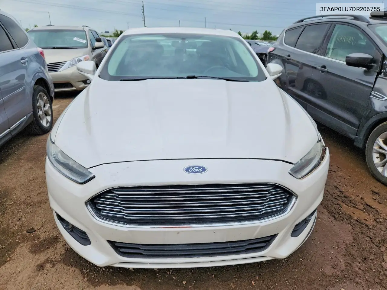 2013 Ford Fusion Se Hybrid VIN: 3FA6P0LU7DR206755 Lot: 58576906