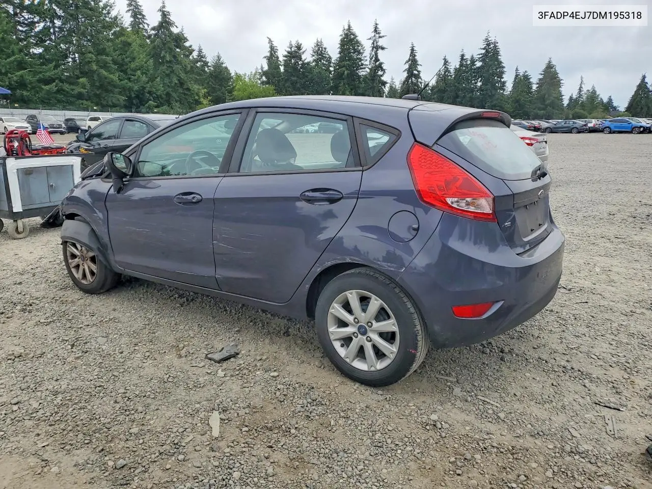 2013 Ford Fiesta Se VIN: 3FADP4EJ7DM195318 Lot: 58794116