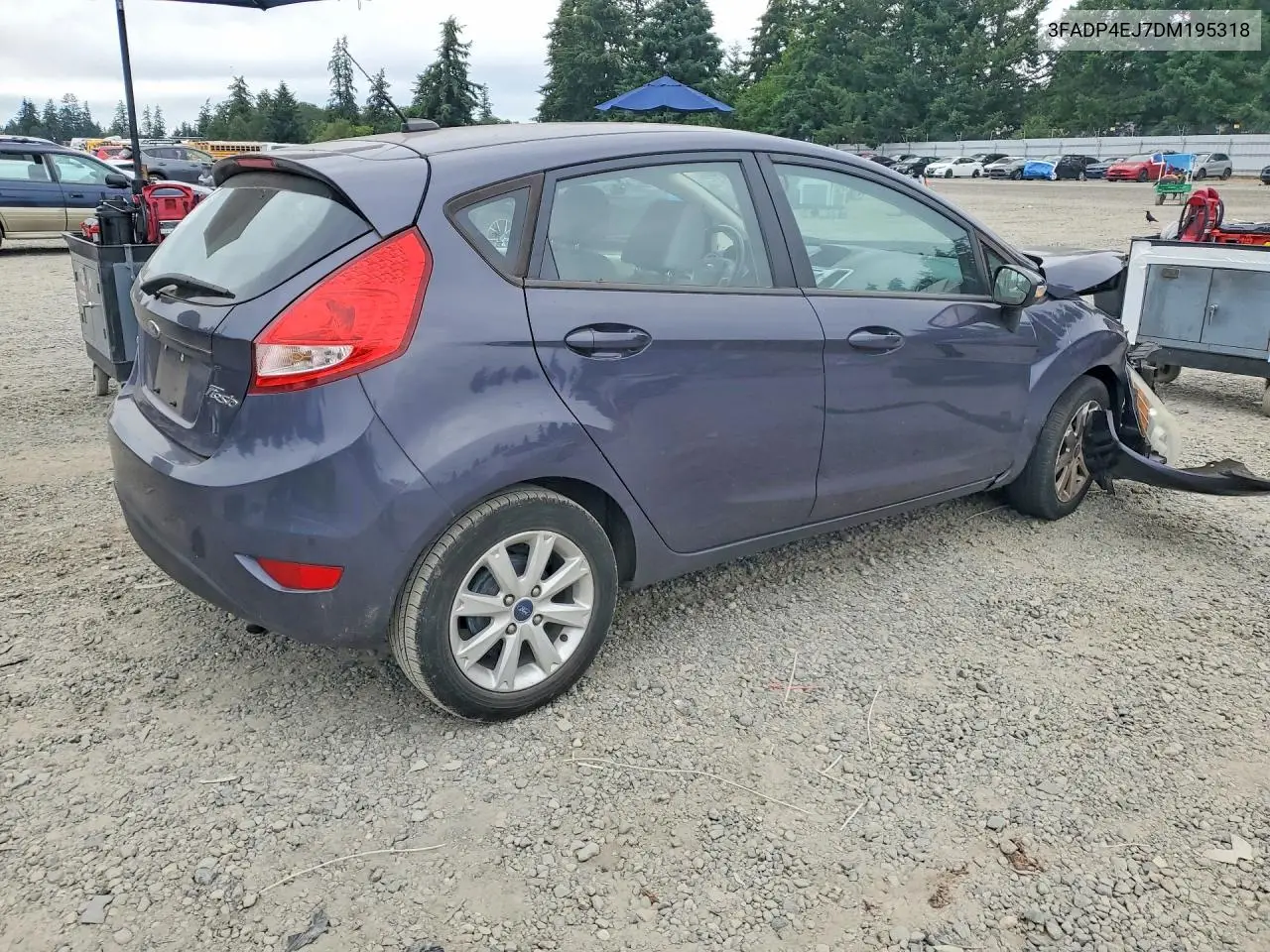 2013 Ford Fiesta Se VIN: 3FADP4EJ7DM195318 Lot: 58794116