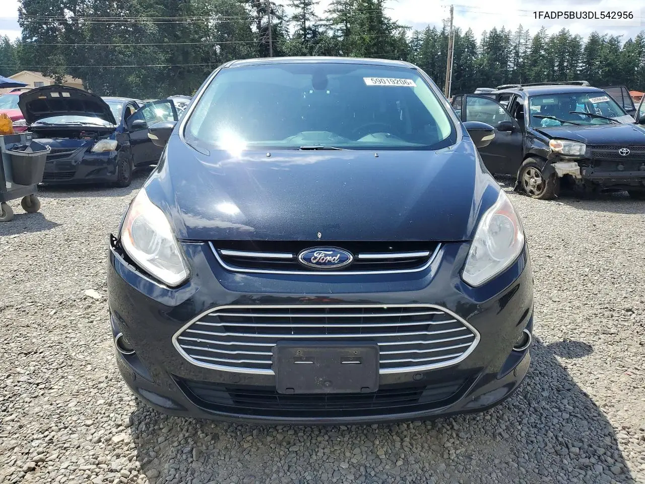 2013 Ford C-Max Sel VIN: 1FADP5BU3DL542956 Lot: 59019206