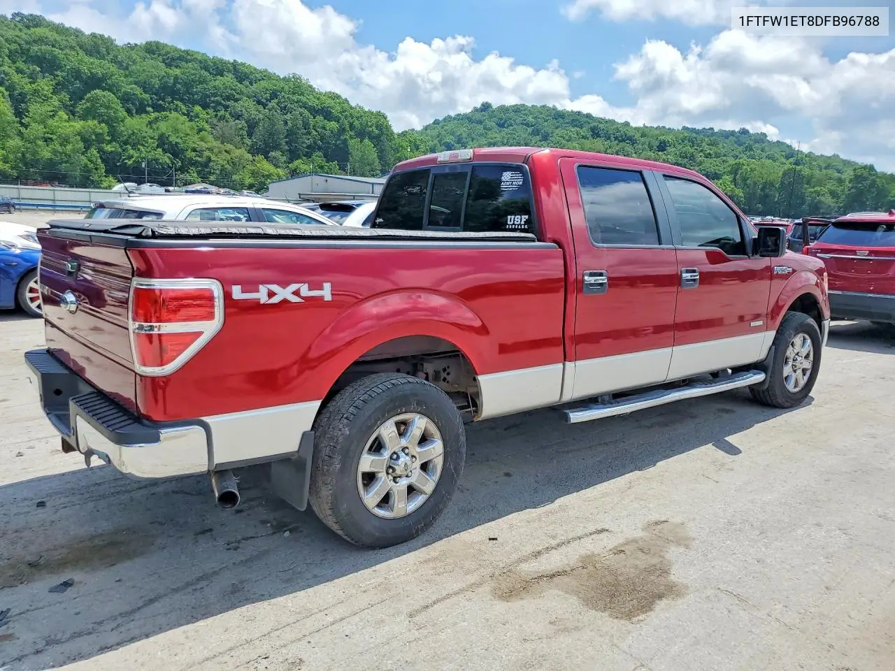 2013 Ford F150 Supercrew VIN: 1FTFW1ET8DFB96788 Lot: 59741576