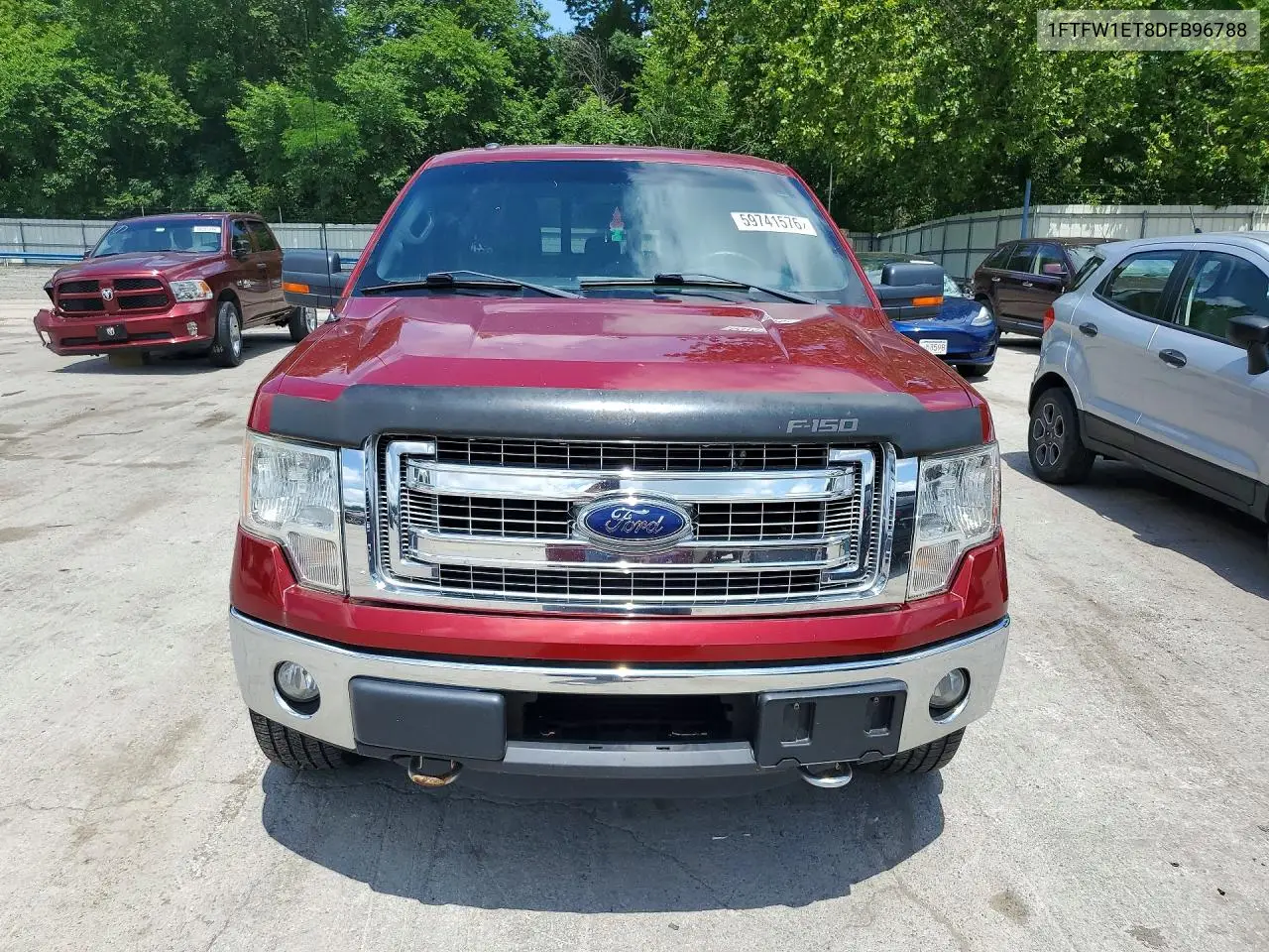2013 Ford F150 Supercrew VIN: 1FTFW1ET8DFB96788 Lot: 59741576