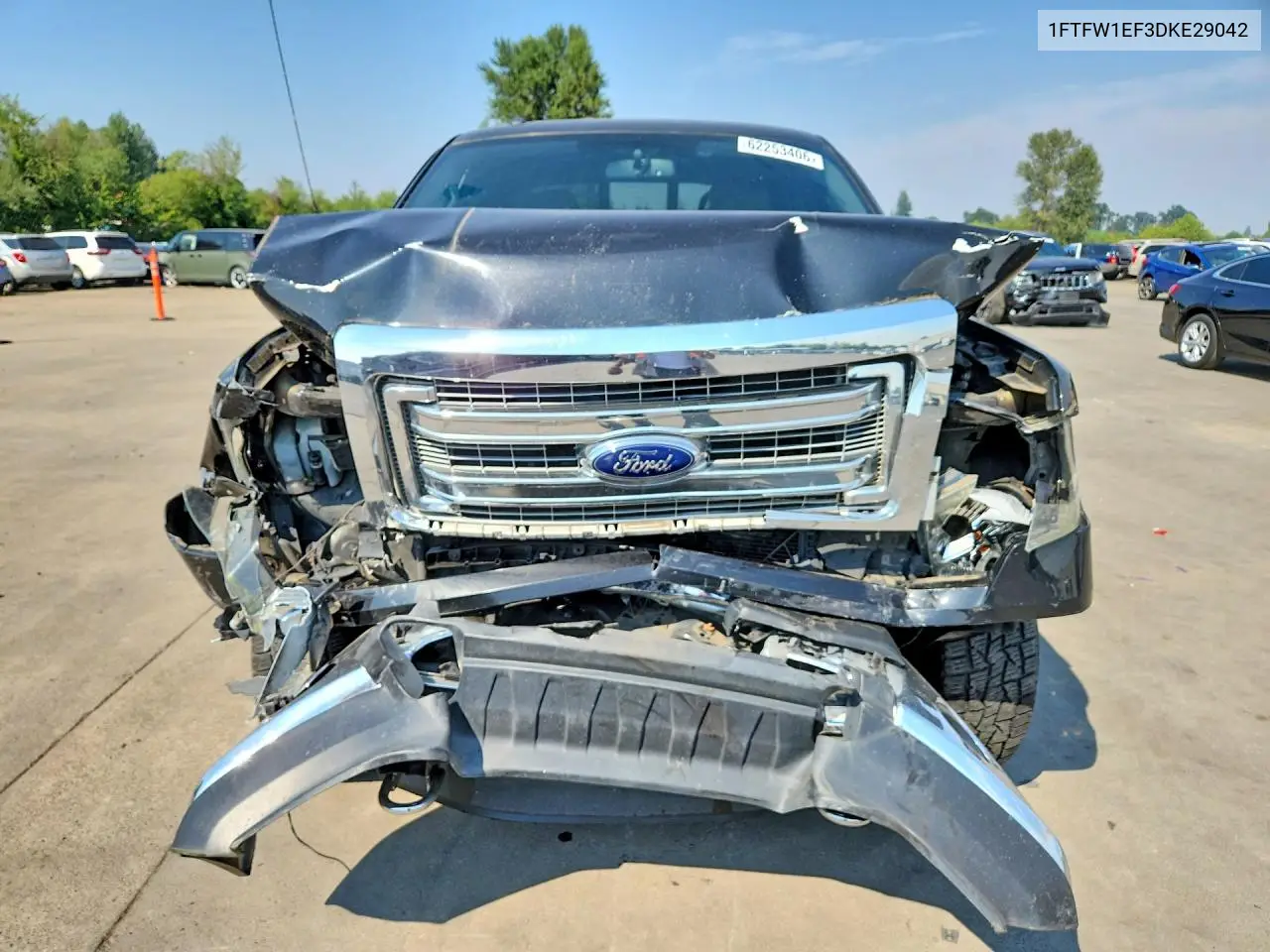 2013 Ford F150 Supercrew VIN: 1FTFW1EF3DKE29042 Lot: 62253406