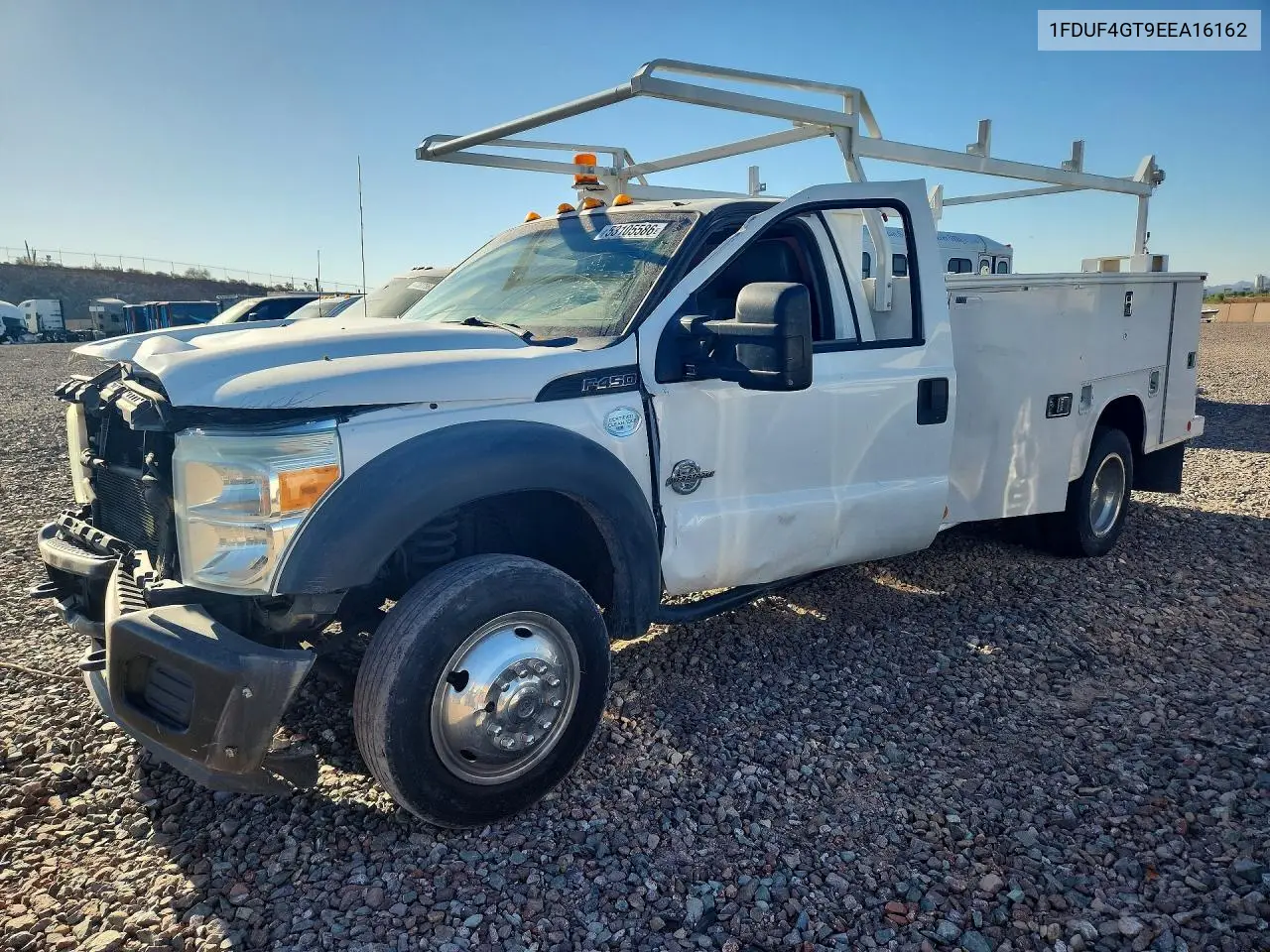 2014 Ford F450 Super Duty VIN: 1FDUF4GT9EEA16162 Lot: 53105586