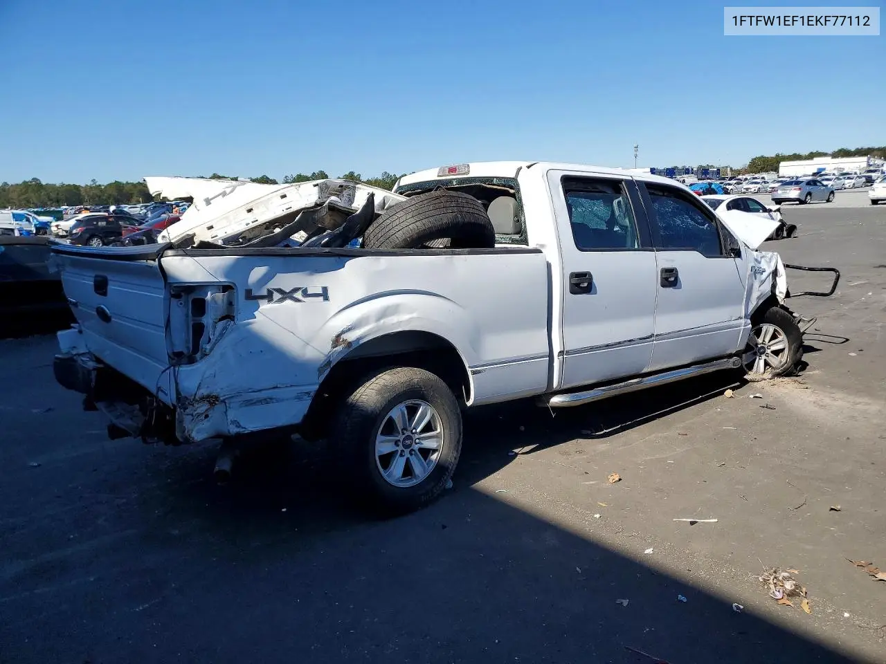 2014 Ford F150 Supercrew VIN: 1FTFW1EF1EKF77112 Lot: 54836536