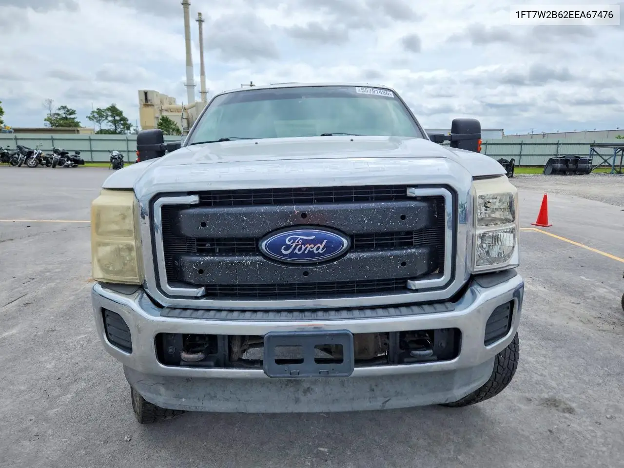 2014 Ford F250 Super Duty VIN: 1FT7W2B62EEA67476 Lot: 55791436