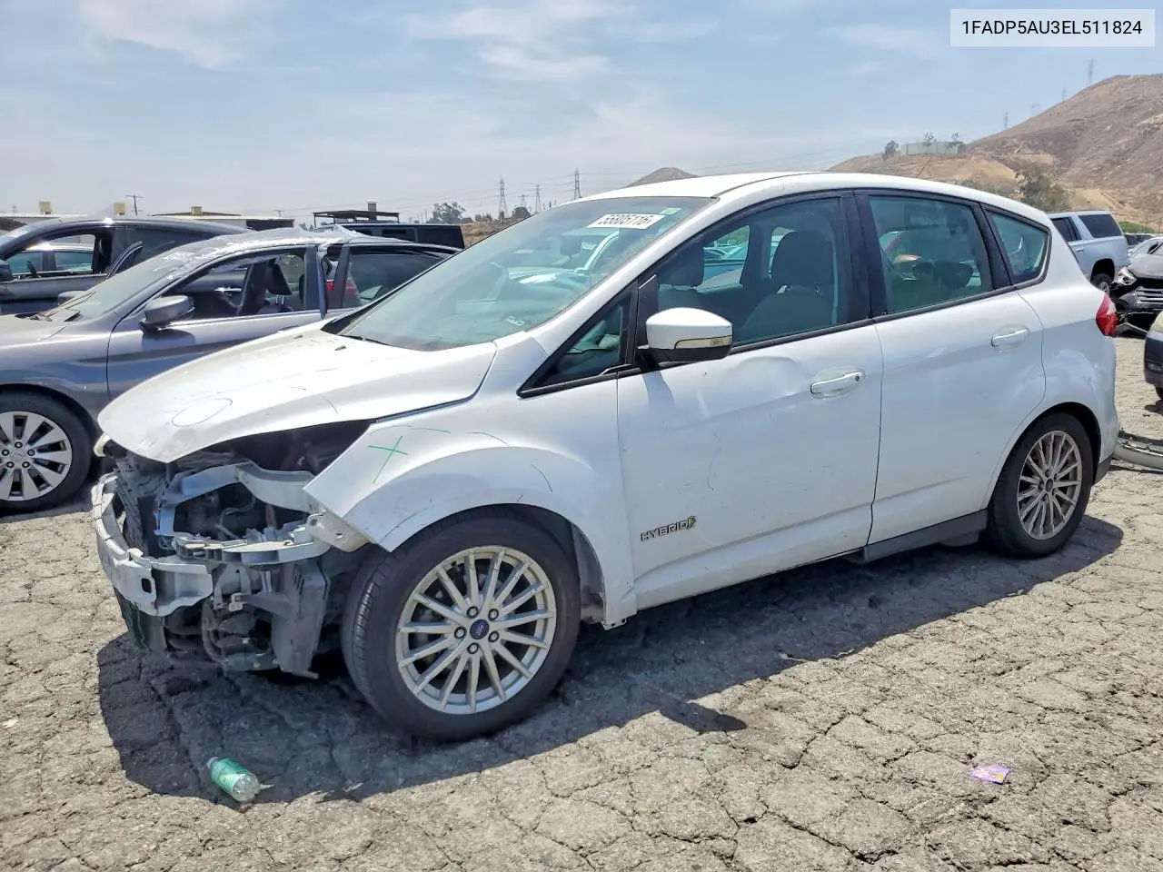 2014 Ford C-Max Se VIN: 1FADP5AU3EL511824 Lot: 55805116