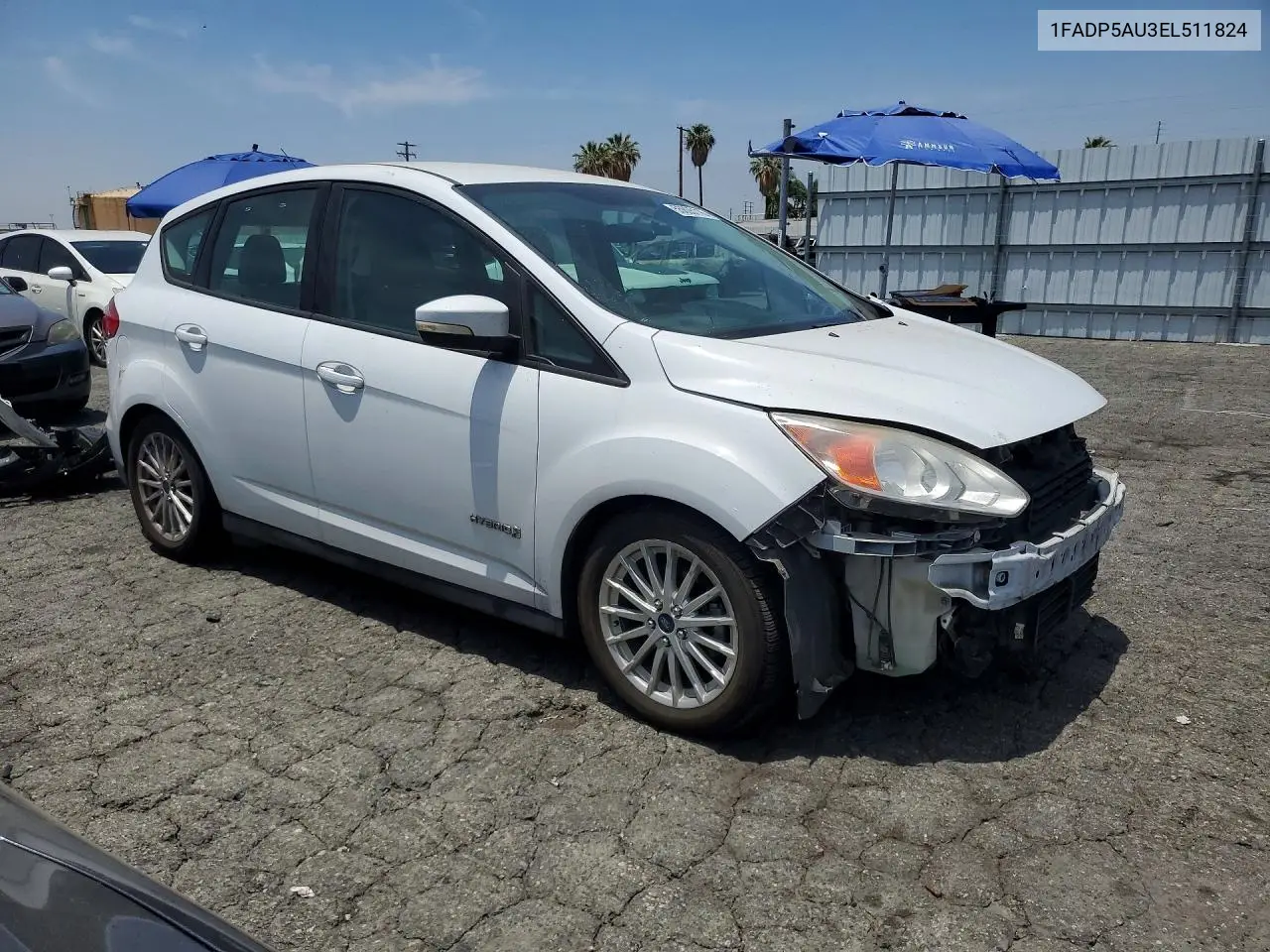 2014 Ford C-Max Se VIN: 1FADP5AU3EL511824 Lot: 55805116