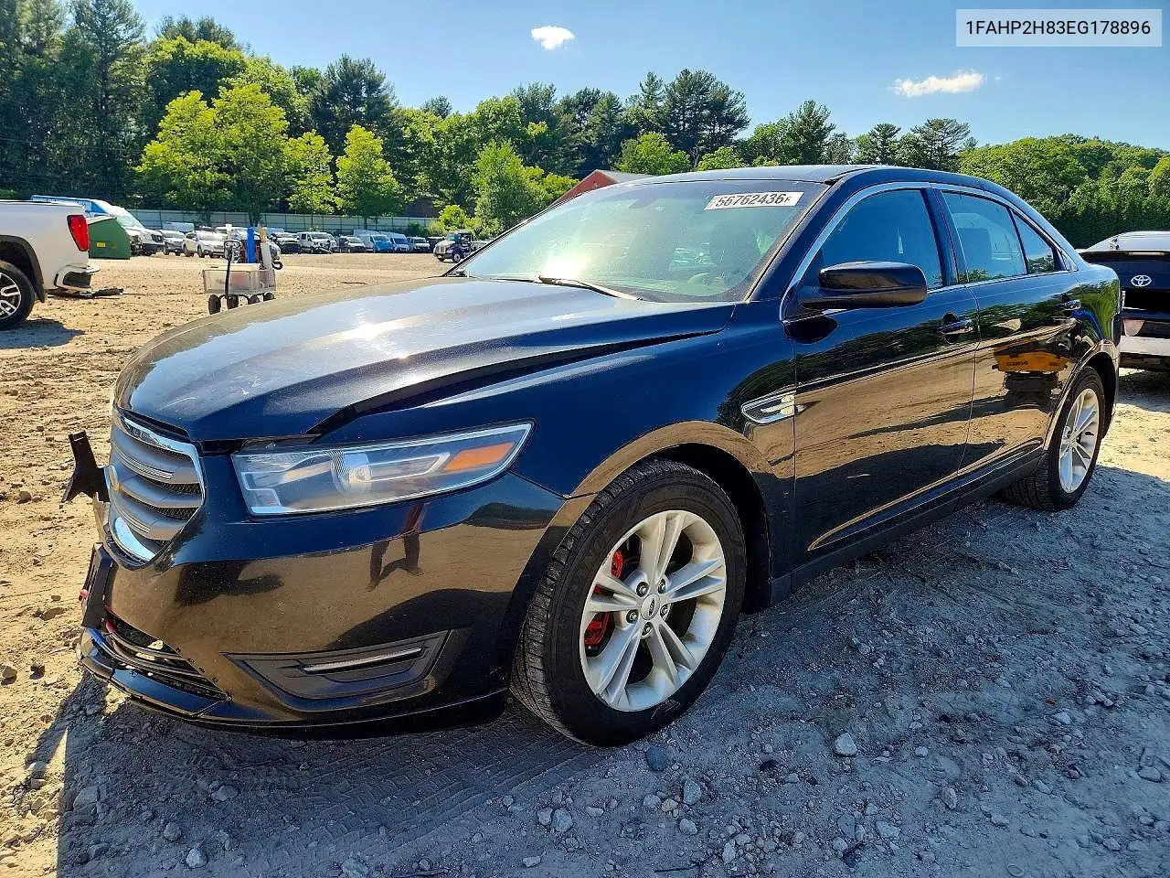 2014 Ford Taurus Sel VIN: 1FAHP2H83EG178896 Lot: 56762436
