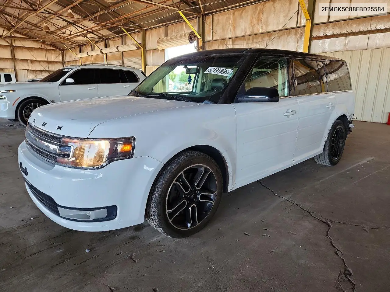 2014 Ford Flex Sel VIN: 2FMGK5C88EBD25584 Lot: 57197866