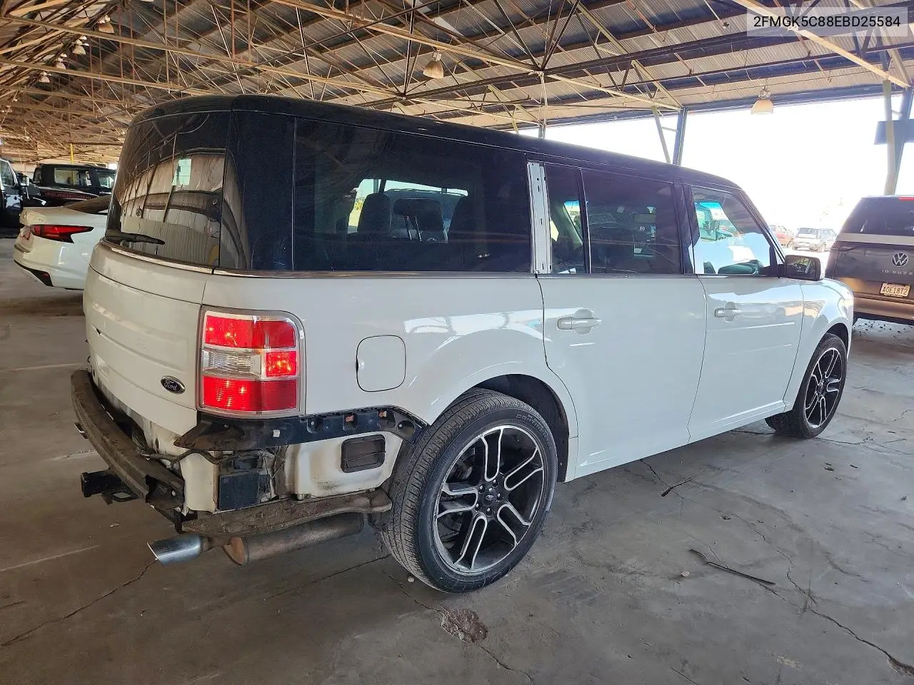 2014 Ford Flex Sel VIN: 2FMGK5C88EBD25584 Lot: 57197866