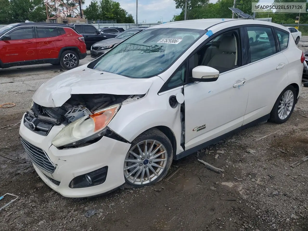 2014 Ford C-Max VIN: 1FADP5CU2EL517126 Lot: 57529306