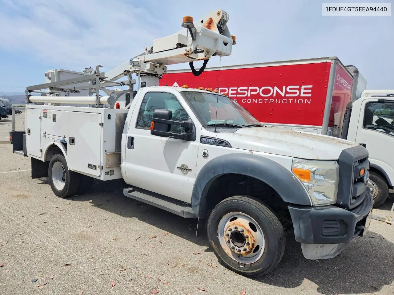 2014 Ford F-450 Sd Bucket Truck ** Cln Title * Pri Fleet ** VIN: 1FDUF4GT5EEA94440 Lot: 58499226