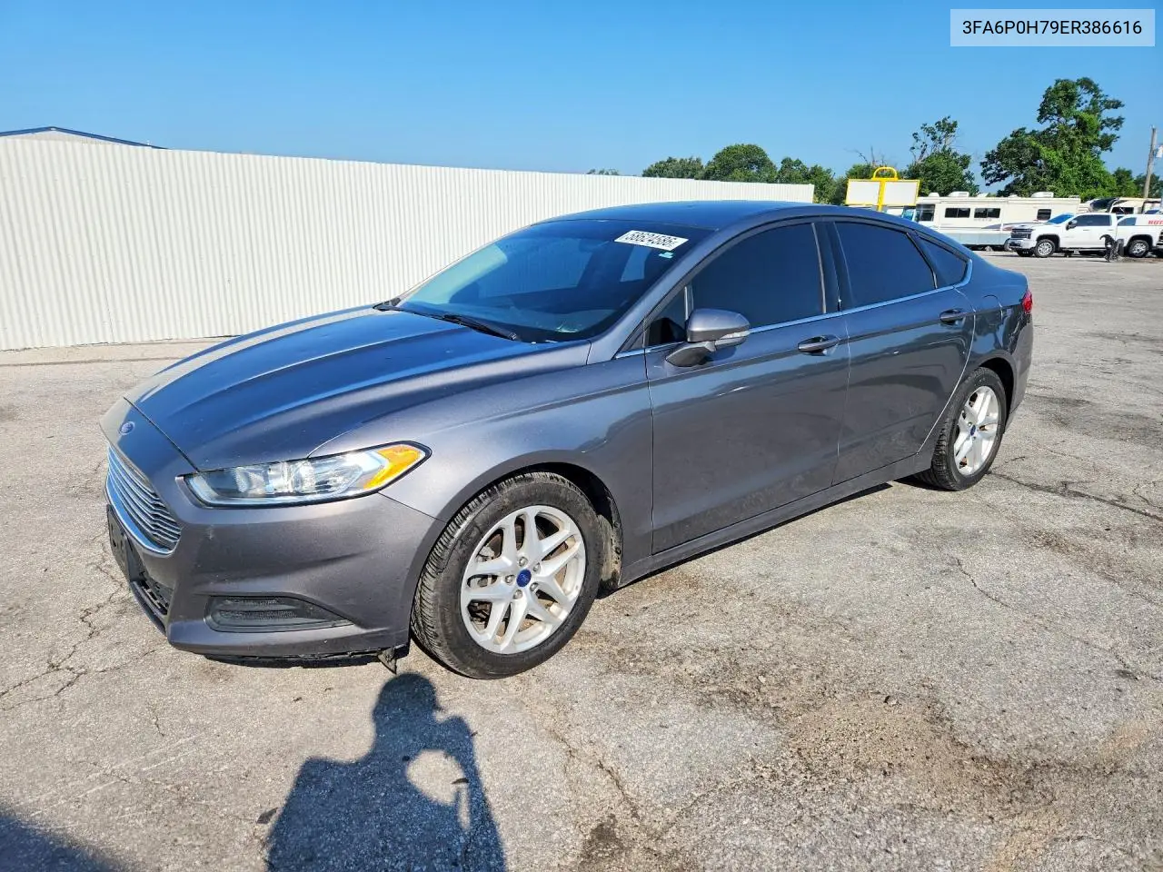 2014 Ford Fusion Se VIN: 3FA6P0H79ER386616 Lot: 58624586