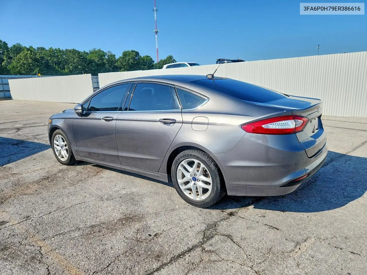 2014 Ford Fusion Se VIN: 3FA6P0H79ER386616 Lot: 58624586