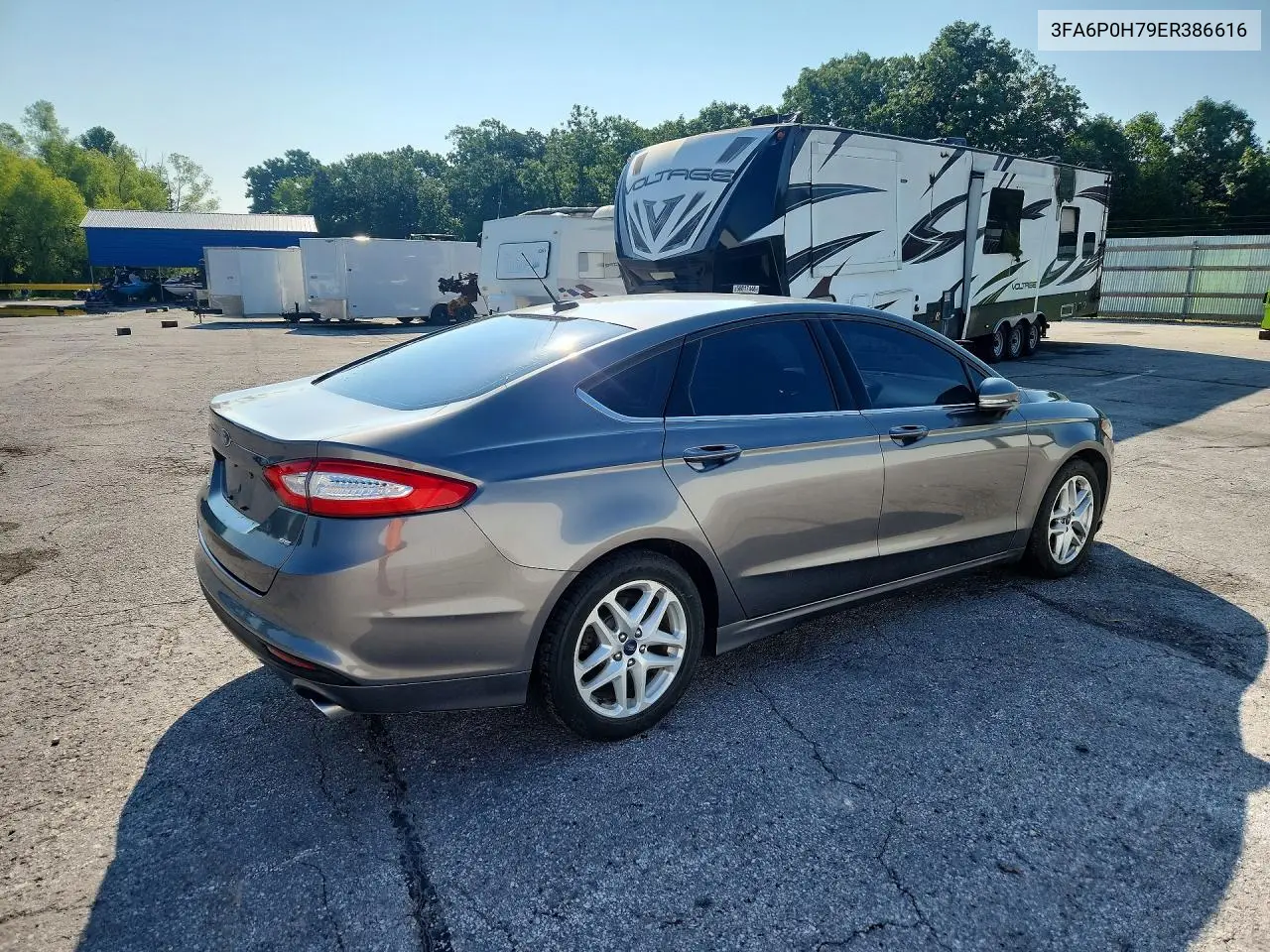 2014 Ford Fusion Se VIN: 3FA6P0H79ER386616 Lot: 58624586