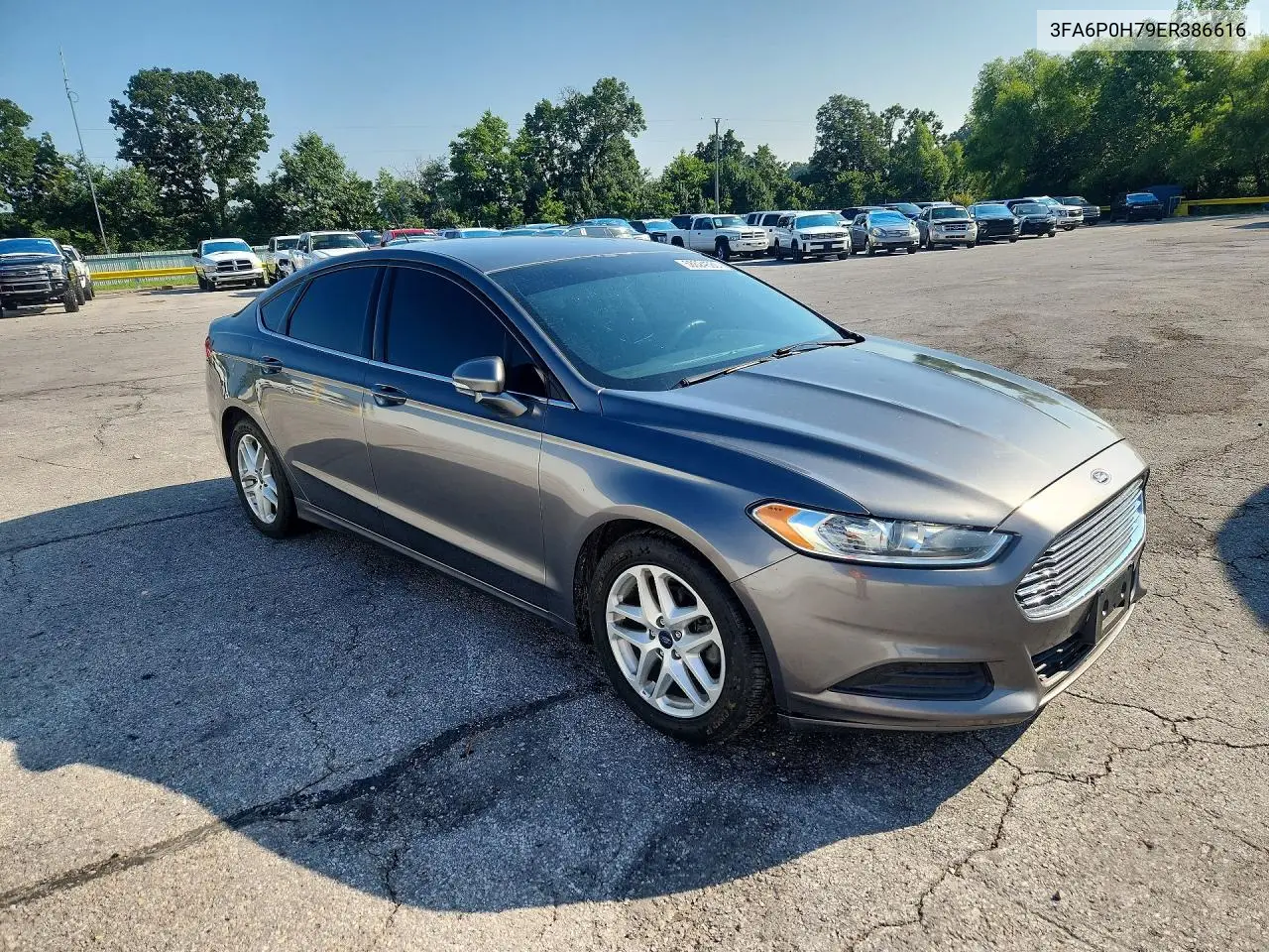 2014 Ford Fusion Se VIN: 3FA6P0H79ER386616 Lot: 58624586